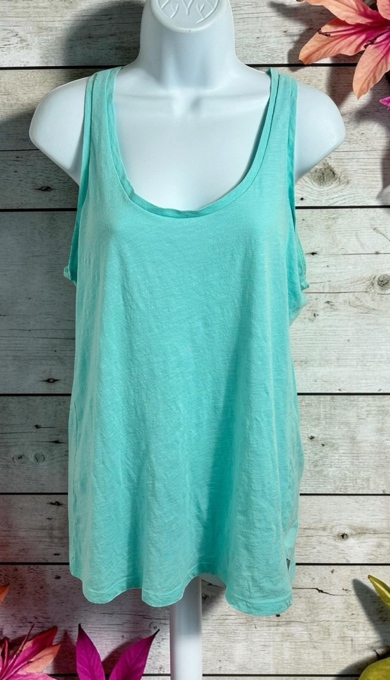 Columbia Mint Green Tank Top Women's Size Large Sleeveless Shirt Athletic